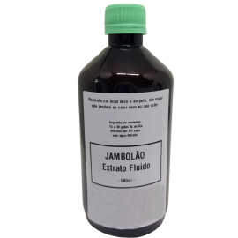 Extrato Fluido De Jambol�o - Com 500ml
