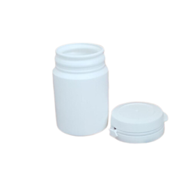 Lote De Potes Plsticos Para Cpsulas - 80 Ml  Com 25 Peas 