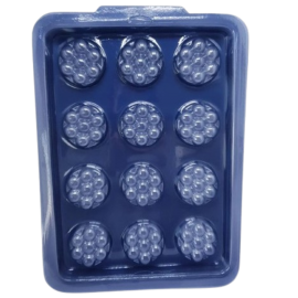 Forma Para Sabonetes Com 12 Cavidades - Com 2 Cartelas 