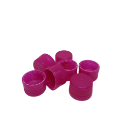Tampa Lacre De Rosca 24mm - PINK - Com 100 Pe�as