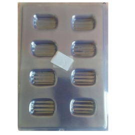 Forma Sabonetes Frizados C/8 Cavidades - Kit Com 4 Cartelas 