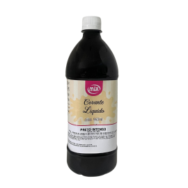 Corante Aliment�cio L�quido - Preto Intenso  - 960ml - Unit�rio