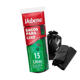 Saco De Lixo Vabene 50L Extra Forte 15 unidades