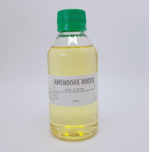 Óleo Vegetal De Amêndoas Doces 100 Puro 200ml Bianquimica Comercial 2094