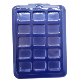 Forma Sabonetes Ou Chocolate - C/ 15 Cavidades - Com 5 Pe�as
