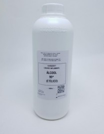 Alcool Etlico - 99 % -  Puro - 1 Litro -