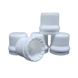 Tampa Lacre De Rosca 18mm - Branca - Com 50 Pe�as