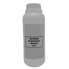 Glicerina Bi-destilada U S P  Vegetal - Com 500ml-