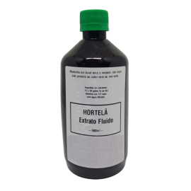 Extrato Fluido De Hortel Embalagem C/ 500ml