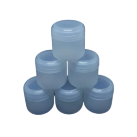 Potes Pl�sticos Abaloados Semi Leitosos 30g Com 48 Pe�as 