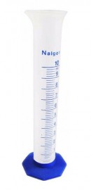 PROVETA GRADUADA DE VIDRO E BASE HEXAGONAL DE POLIPROPILENO - 25ML