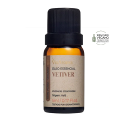 �leo Essencial De Vetiver Puro - 5ml - Via Aroma -