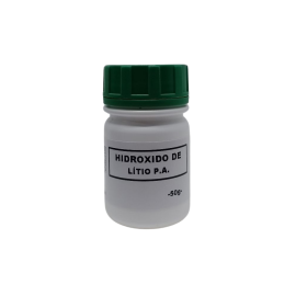 Hidrxido De Ltio Monohidratado P A - Com 50gr 