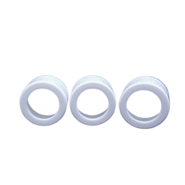 Tampa De Rosca Furada 24mm - Branca - Com 50 Pe�as