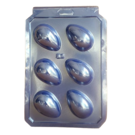 Forma Ovos De P�scoa De 50g - Com 5 Cartelas 