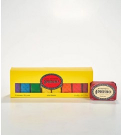 Caixa Sabonete de Glicerina Phebo Amarelo - 8 unidades 90g