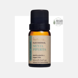 leo Essencial De Menta Piperita  Puro - 10ml - Via Aroma