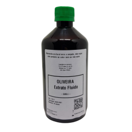 Extrato Fluido De  Oliveira - Com 500ml