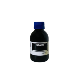 Corante L�quido Sol�vel Em �leo - Preto- Com 100 Ml 
