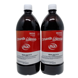 Corante Aliment�cio Mix - Roxo Batata - 960ml Com 2 P�s