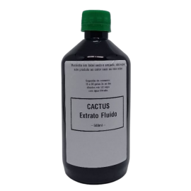 Extrato Fluido De Cactus Importado -  Com 500ml