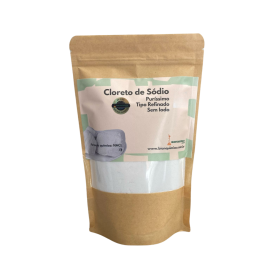 Cloreto de sdio puro sem iodo  (sal marinho) Refinado - 1kg