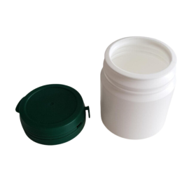 Potes Plsticos Vazios Para Cpsulas - 50 Ml - Com 15 Ps