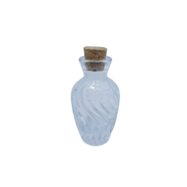 Frascos De Vidro Com Rolha - 50ml - Com 5 Peas