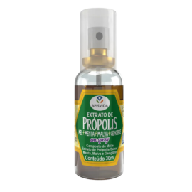 Spray para Garganta Pr�polis e Gengibre Sabor Menta 30ml