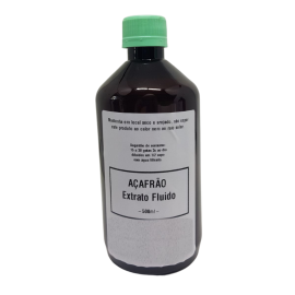 Extrato Fluido De A�afr�o - Embalagem Com 500ml
