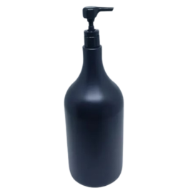 Frasco Plstico Grande  P/ Shampoo De  2,5 Litros - Preto *