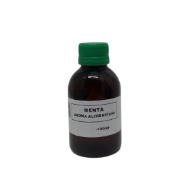 Aroma Aliment�cio De Menta - Embalagem Com 100ml
