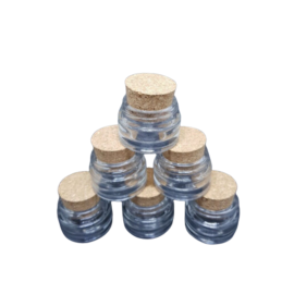 Frascos De Vidro Com Rolha Para Sais - 10ml - Com 10 Pe�as