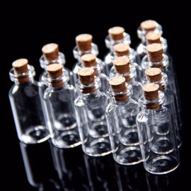 Frascos De Vidro Com R�lhas - 20ml - Kit Com 20 Pe�as 