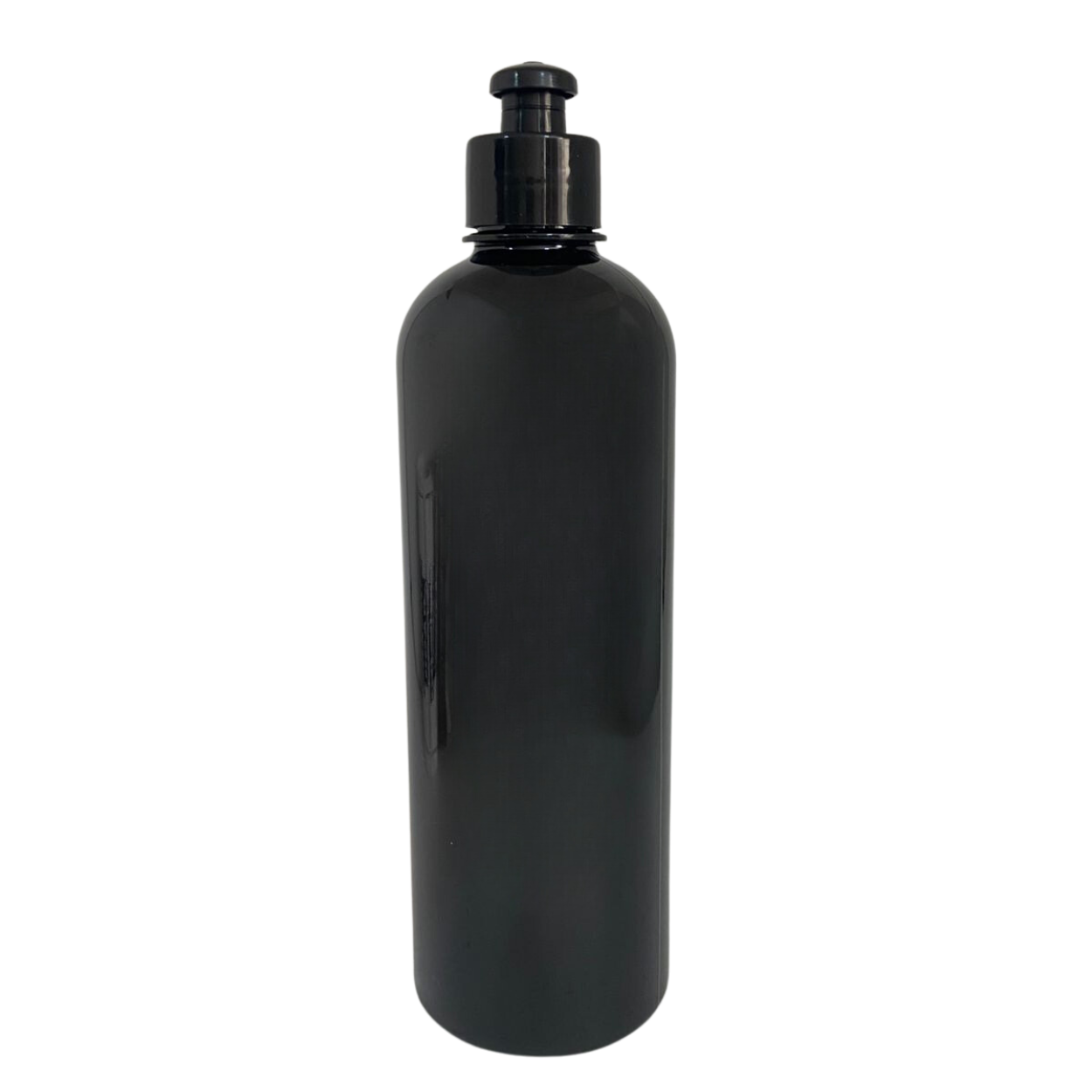 Frasco PET PRETO com tampa Push Pull - 500ml - Bianquimica