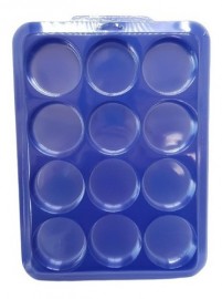 Forma Sabonetes Redondos - Kit C/ 1 Cartela De 12 Cavidades
