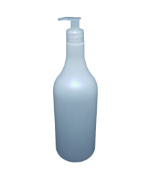 Frasco  Plstico  P/ Shampoo - 1 Litro - Perola Com 100 Ps