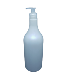 Frasco  Pl�stico  P/ Shampoo - 1 Litro - Perola Com 10 P�s