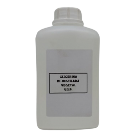 Glicerina Bi-destilada U S P  Vegetal - Com 1 Litro -