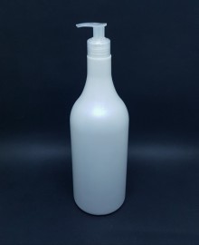 Frasco  Plstico  P/ Shampoo - 1 Litro - Perola Com 10 Ps
