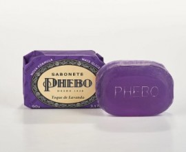 Sabonete em Barra de Glicerina Phebo Toque de Lavanda 90g