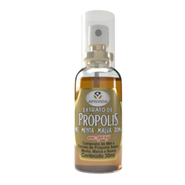 Spray para Garganta com Prpolis, Menta e Rom - 30ml