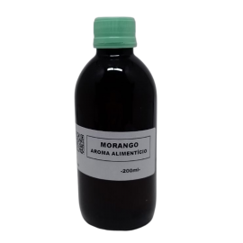 Aroma Alimentco De Morango - Embalagem Com 200ml