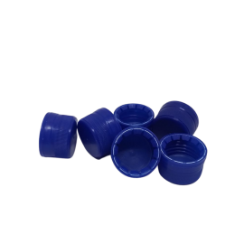 Tampa Lacre De Rosca 24mm - AZUL ESCURO - Com 100 Pe�as