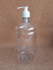 Frascos Transparentes Shampoo De 1 Litro - Com 10 Peas