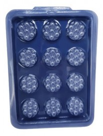 Forma Para Sabonetes Com 12 Cavidades - Kit Com 2 Cartelas