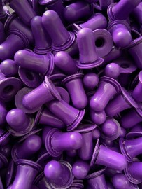 Bulbo Roxo em Silicone kit 50 Pe�as 