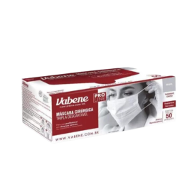 M�scaras Vabene 3 Camadas cx com 50 unidades Hipoalerg�nica TNT Branca