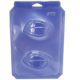 Forma Sabonetes Folhas  - C/ 2 Cavidades - Kit 4 Cartelas 